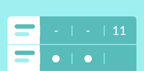 Table for time-series data
